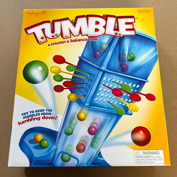 UNPLUGGED TUMBLE Strategy and Balance Game for Kids NWOT - Picture 1 of 6